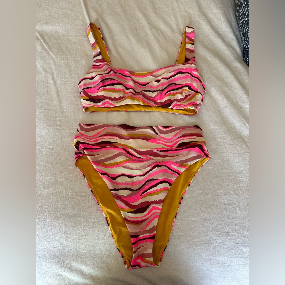 Aerie high waisted bikini swim set